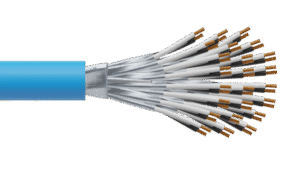 24 Pair 0.5mm2 Cu/PVC/ISOS/PVC Maser Instrumentation Cable - Blue Sheath