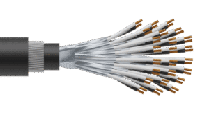 24 Pair 0.5mm2 Cu/PVC/ISOS/PVC/SWA/PVC Maser Instrumentation Cable - Black Sheath