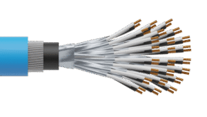 24 Pair 0.5mm2 Cu/PVC/ISOS/PVC/SWA/PVC Maser Instrumentation Cable - Blue Sheath