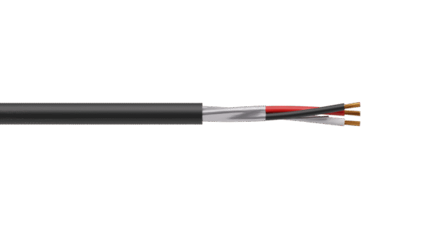 1 Triad 1.5mm2 Cu/PVC/OS/PVC Maser Instrumentation Cable - Black Sheath