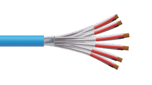 6 Triad 0.5mm2 Cu/PVC/ISOS/PVC Maser Instrumentation Cable - Blue Sheath