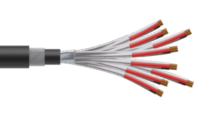 8 Triad 0.5mm2 Cu/PVC/ISOS/PVC/SWA/PVC Maser Instrumentation Cable - Black Sheath