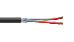 2 Triad 1.5mm2 Cu/PVC/OS/PVC Maser Instrumentation Cable - Black Sheath