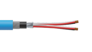 2 Triad 1.5mm2 Cu/PVC/OS/PVC/SWA/PVC Maser Instrumentation Cable - Blue Sheath