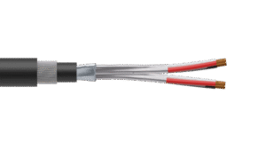 2 Triad 1.5mm2 Cu/PVC/ISOS/PVC/SWA/PVC Maser Instrumentation Cable - Black Sheath