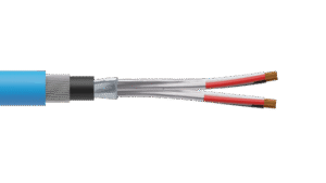 2 Triad 1.5mm2 Cu/PVC/ISOS/PVC/SWA/PVC Maser Instrumentation Cable - Blue Sheath
