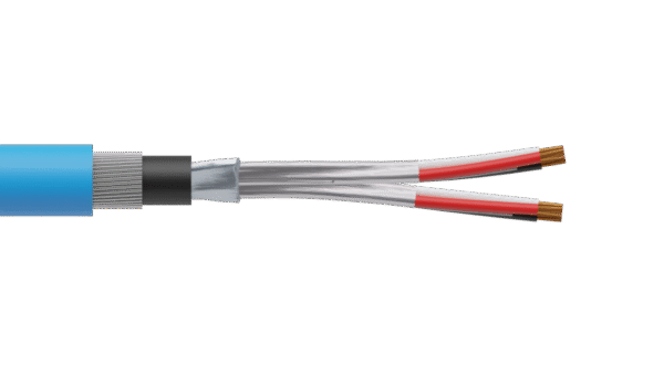 2 Triad 1.5mm2 Cu/PVC/ISOS/PVC/SWA/PVC Maser Instrumentation Cable - Blue Sheath