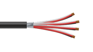 4 Triad 1.5mm2 Cu/PVC/OS/PVC Maser Instrumentation Cable - Black Sheath