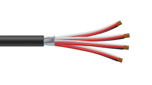 4 Triad 1.5mm2 Cu/PVC/OS/PVC Maser Instrumentation Cable - Black Sheath