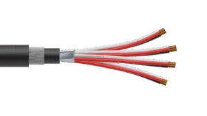 4 Triad 1.5mm2 Cu/PVC/OS/PVC/SWA/PVC Maser Instrumentation Cable - Black Sheath