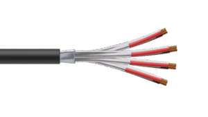 4 Triad 1.5mm2 Cu/PVC/ISOS/PVC Maser Instrumentation Cable - Black Sheath