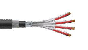 4 Triad 1.5mm2 Cu/PVC/ISOS/PVC/SWA/PVC Maser Instrumentation Cable - Black Sheath