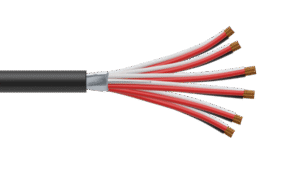 6 Triad 1.5mm2 Cu/PVC/OS/PVC Maser Instrumentation Cable - Black Sheath