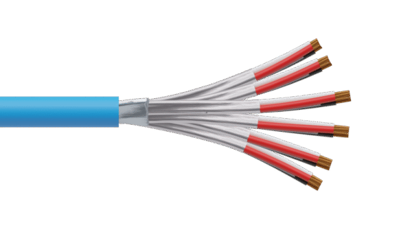 6 Triad 1.5mm2 Cu/PVC/ISOS/PVC Maser Instrumentation Cable - Blue Sheath