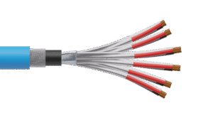 6 Triad 1.5mm2 Cu/PVC/ISOS/PVC/SWA/PVC Maser Instrumentation Cable - Blue Sheath