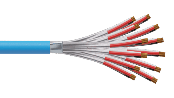 12 Triad 1.5mm2 Cu/PVC/ISOS/PVC Maser Instrumentation Cable - Blue Sheath
