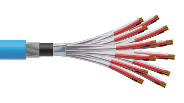 12 Triad 1.5mm2 Cu/PVC/ISOS/PVC/SWA/PVC Maser Instrumentation Cable - Blue Sheath