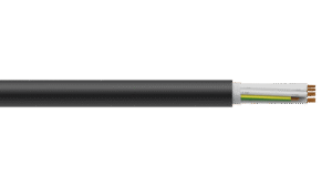 10C+E 2.5mm2 Cu/PVC/PVC 0.6/1kV Control Cable - Black Sheath