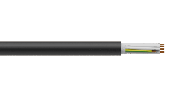 10C+E 2.5mm2 Cu/PVC/PVC 0.6/1kV Control Cable - Black Sheath