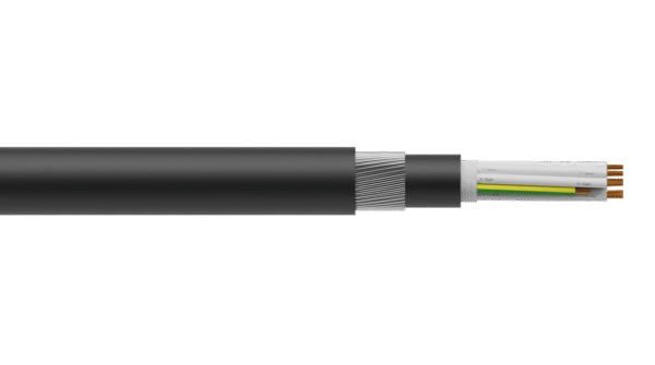 10C+E 2.5mm2 Cu/PVC/PVC/SWA/PVC 0.6/1kV Control Cable - Black Sheath