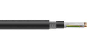10C+E 1.5mm2 Cu/PVC/PVC/SWA/PVC 0.6/1kV Control Cable - Black Sheath