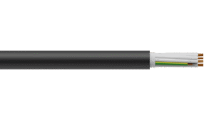 12C+E 2.5mm2 Cu/PVC/PVC 0.6/1kV Control Cable - Black Sheath