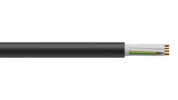 12C+E 2.5mm2 Cu/PVC/PVC 0.6/1kV Control Cable - Black Sheath