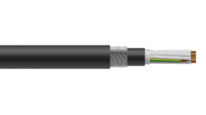 12C+E 1.5mm2 Cu/PVC/PVC/SWA/PVC 0.6/1kV Control Cable - Black Sheath
