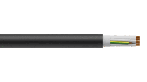 15C+E 2.5mm2 Cu/PVC/PVC 0.6/1kV Control Cable - Black Sheath