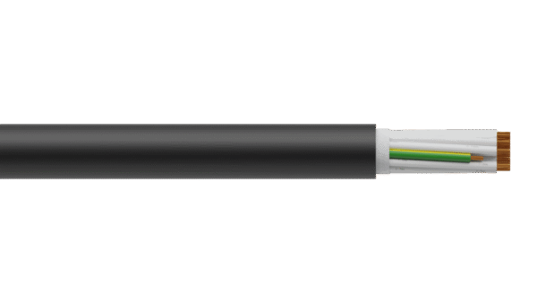 20C+E 2.5mm2 Cu/PVC/PVC 0.6/1kV Control Cable - Black Sheath