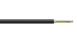 2C+E 2.5mm2 Cu/PVC/PVC 0.6/1kV Control Cable - Black Sheath