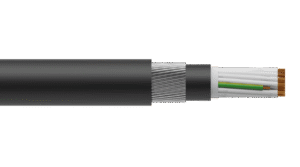 30C+E 2.5mm2 Cu/PVC/PVC/SWA/PVC 0.6/1kV Control Cable - Black Sheath