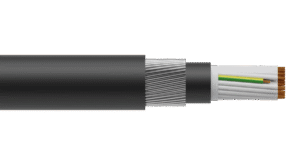 40C+E 2.5mm2 Cu/PVC/PVC/SWA/PVC 0.6/1kV Control Cable - Black Sheath