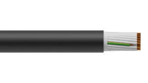 50C+E 2.5mm2 Cu/PVC/PVC 0.6/1kV Control Cable - Black Sheath