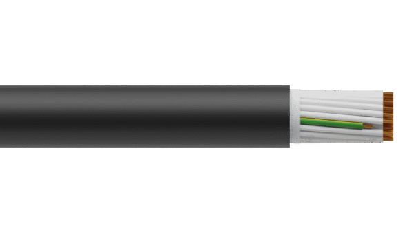 50C+E 2.5mm2 Cu/PVC/PVC 0.6/1kV Control Cable - Black Sheath