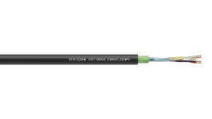 2PR 0.8mm Overall Foil Shield Outdoor KNX Cable - Black PE