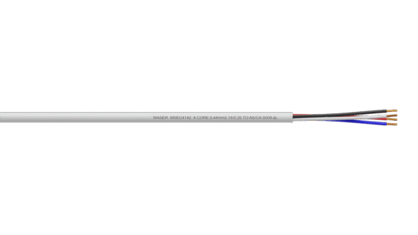 4C 0.44mm2 14/0.20 Unscreened PVC/PVC Security Cable