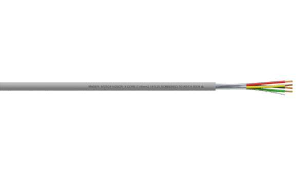 4C 0.44mm2 14/0.20 Overall Screen PVC/PVC Security Cable