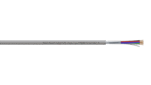 6C 0.22mm2 7/0.20 Overall Screen PVC/PVC Security Cable