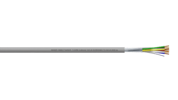 7C 0.44mm2 14/0.20 Overall Screen PVC/PVC Security Cable
