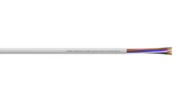8C 0.44mm2 14/0.20 Unscreened PVC/PVC Security Cable