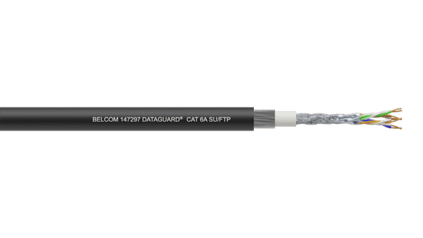 4PR 23AWG Ind Foil + Braid (SU/FTP) PE/SWA/LSZH Industrial Cat 6A