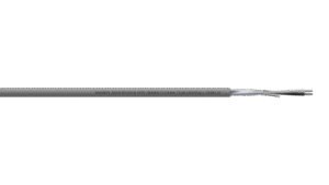 1PR 18AWG Overall Foil Shield Audio & Control Cable - Grey PVC