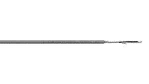 1PR 22AWG Overall Foil Shield Audio & Control Cable - Grey PVC