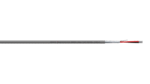 2CE 18AWG Overall Foil Shield Audio & Control Cable - Grey PVC