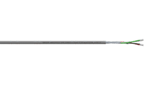 2PR 22AWG Individual Foil Shield Audio & Control Cable - Grey PVC
