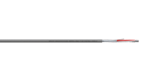 3CE 18AWG Overall Foil Shield Audio & Control Cable - Grey PVC