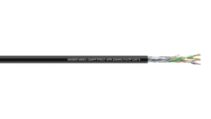 4PR 23AWG Overall Foil (F/UTP) HDPE/PE Outdoor Cat 6