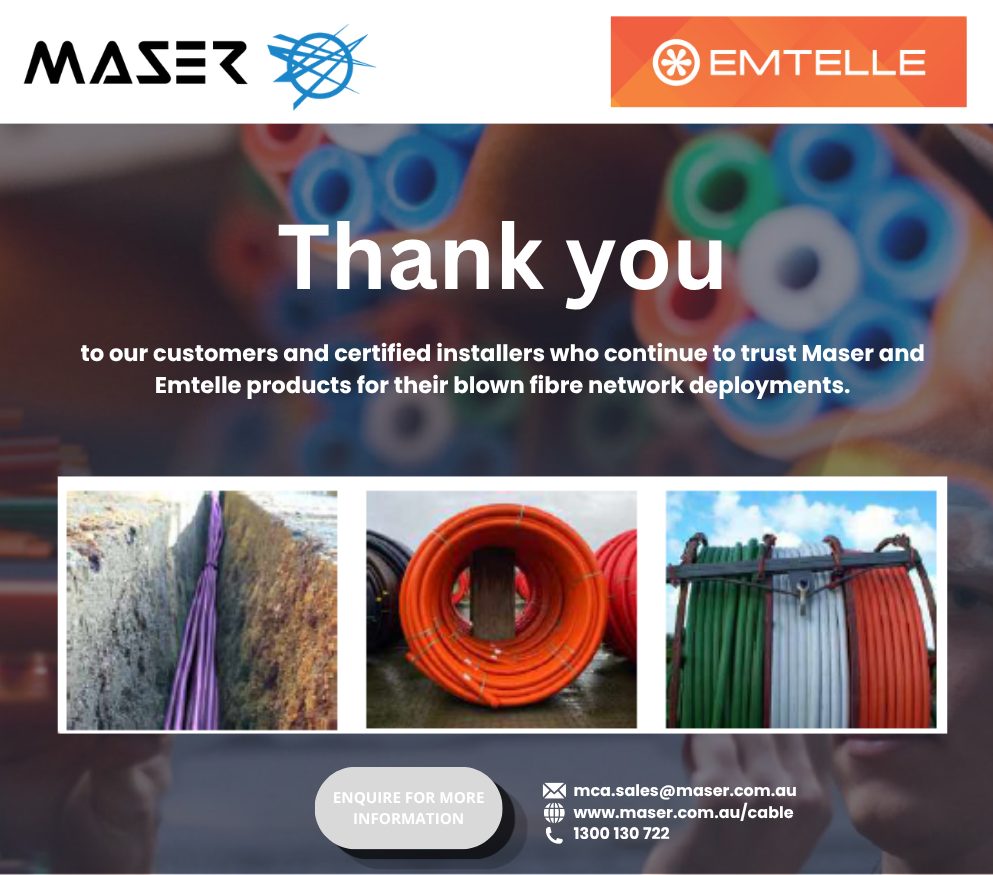 Thank you to our Emtelle customers and certified installers