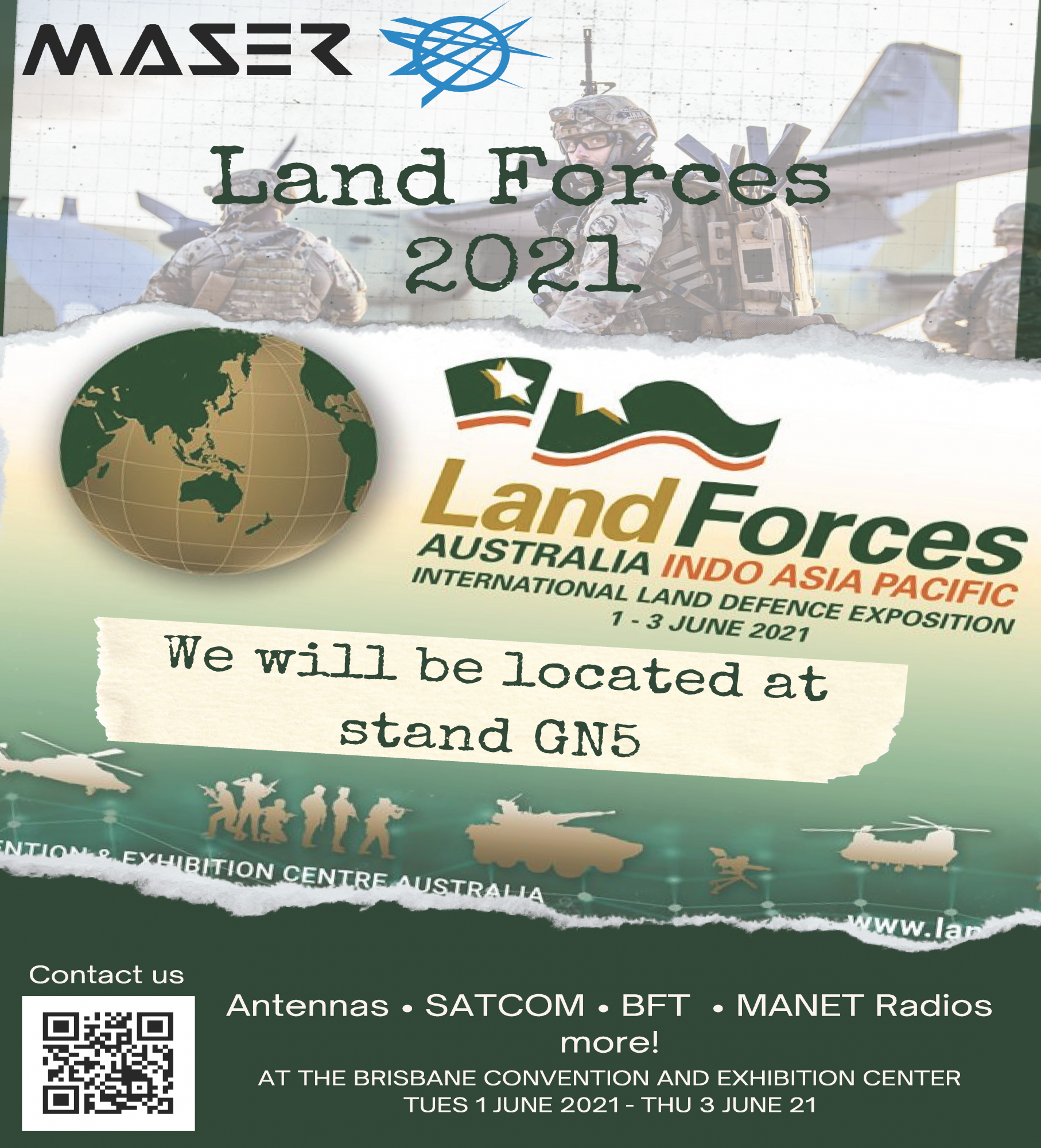 Maser Defence at Landforces 2021